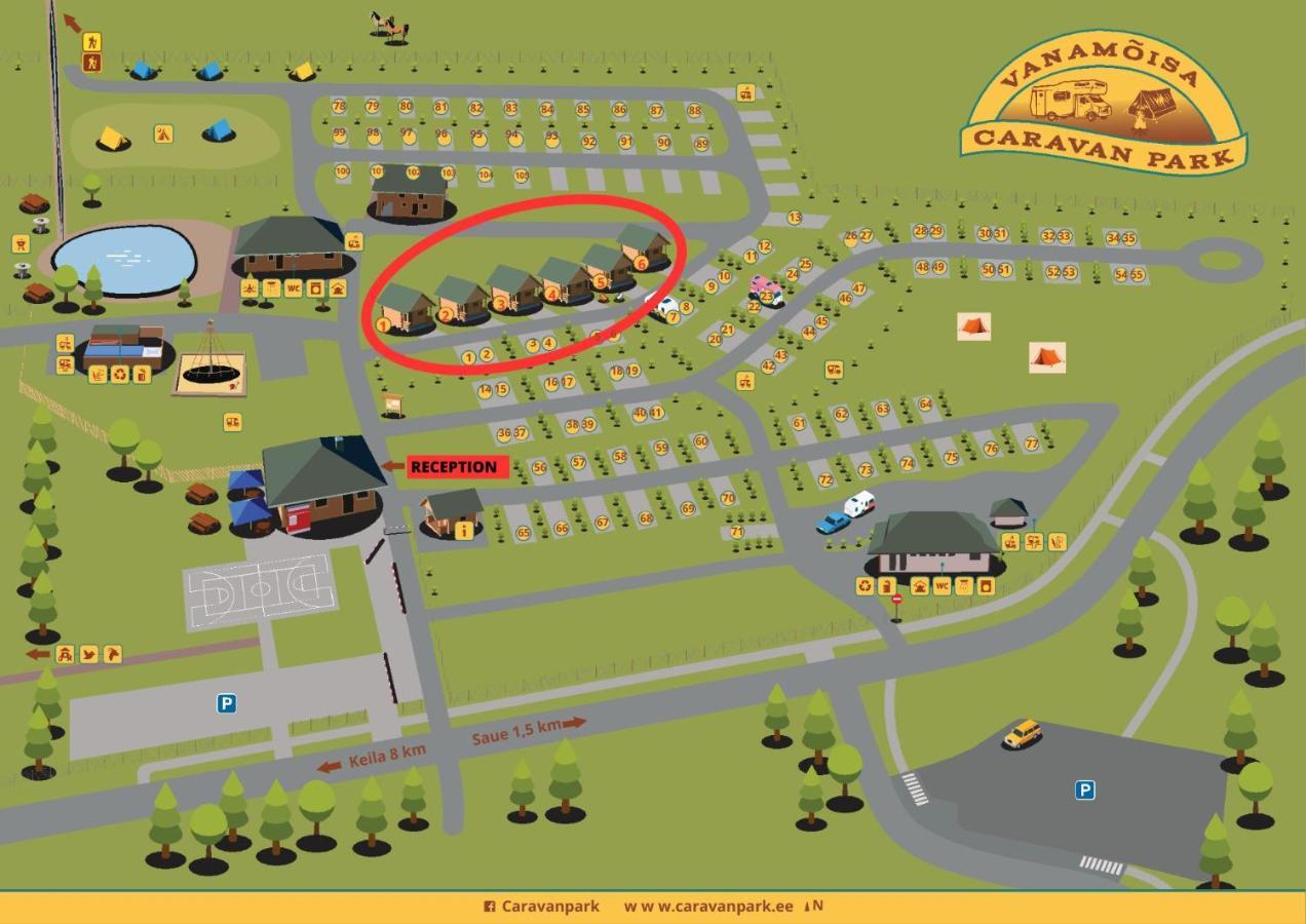 Vanamoisa Caravan Park Saue Bagian luar foto